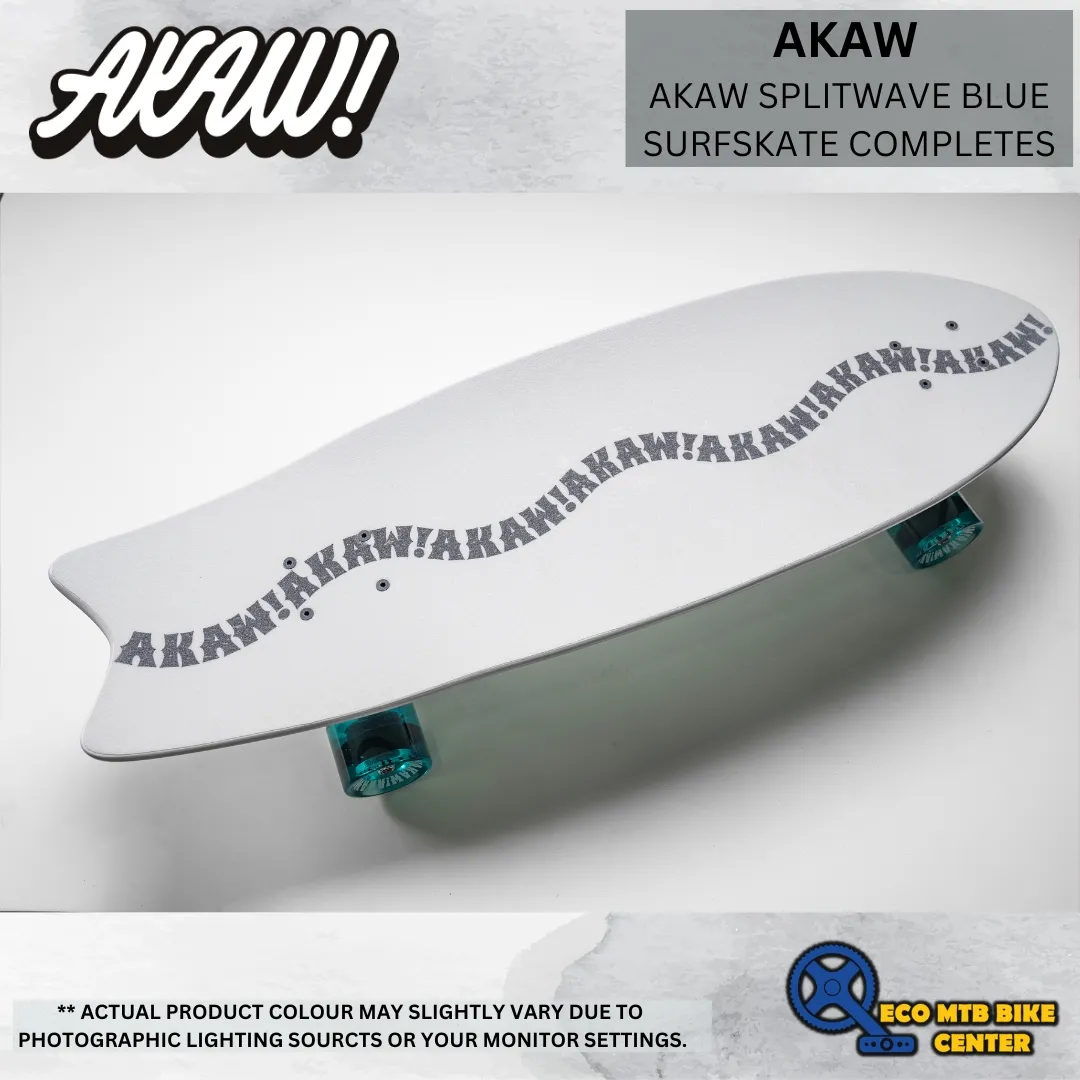 AKAW SPLITWAVE BLUE SURFSKATE COMPLETES