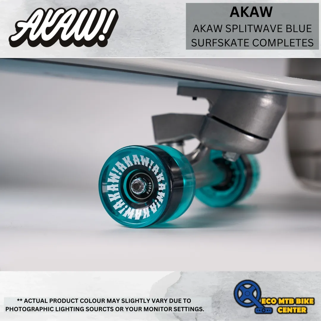 AKAW SPLITWAVE BLUE SURFSKATE COMPLETES