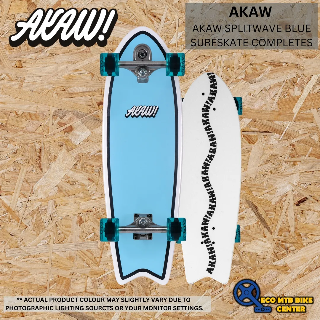 AKAW SPLITWAVE BLUE SURFSKATE COMPLETES