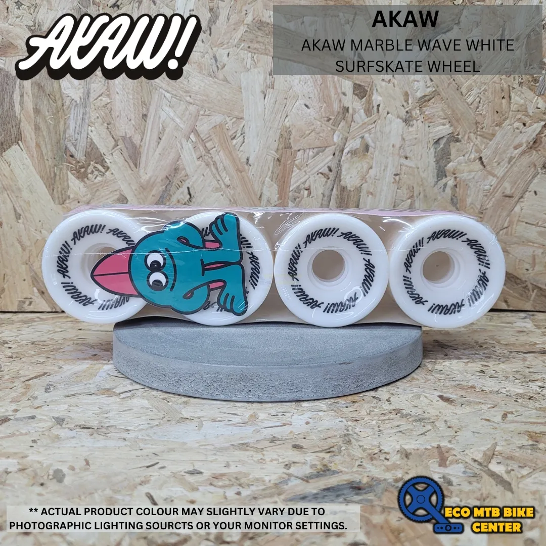 AKAW MARBLE WAVE WHITE SURFSKATE WHEEL