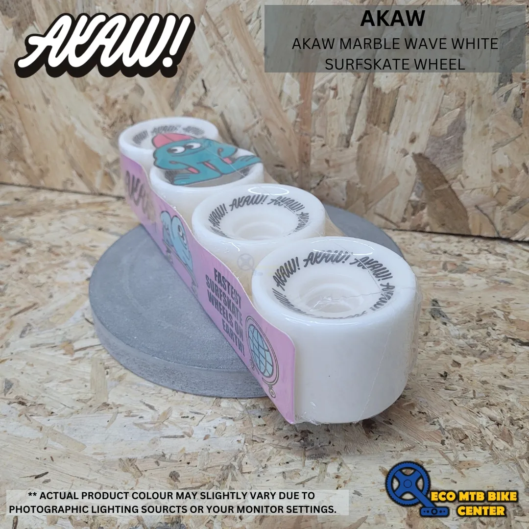 AKAW MARBLE WAVE WHITE SURFSKATE WHEEL
