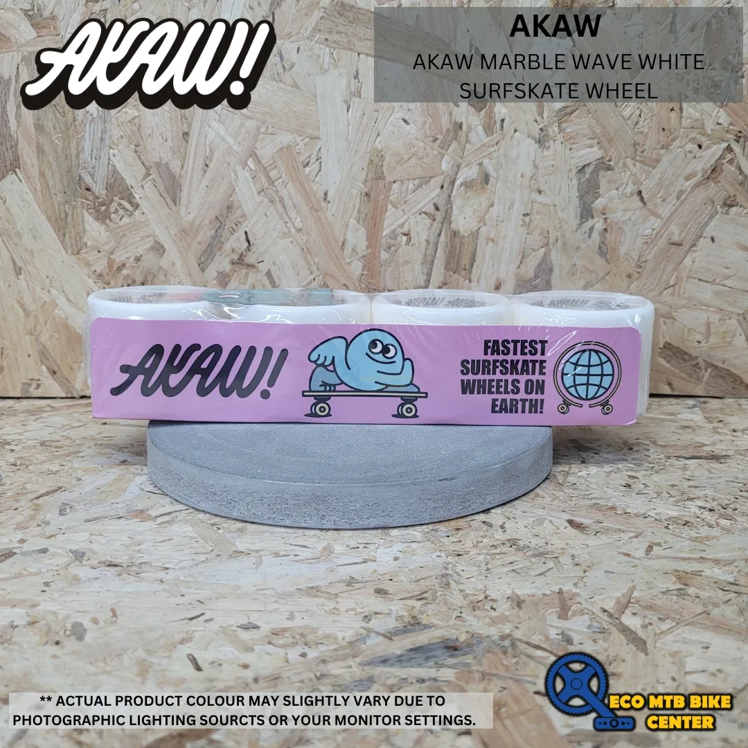 AKAW MARBLE WAVE WHITE SURFSKATE WHEEL