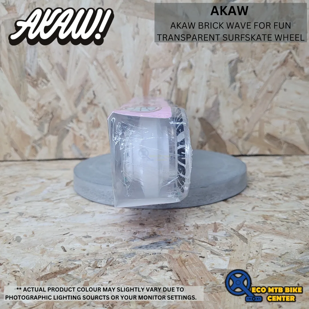 AKAW BRICK WAVE FOR FUN TRANSPARENT SURFSKATE WHEEL