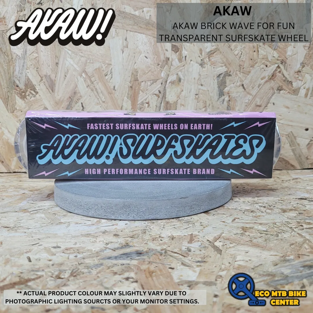AKAW BRICK WAVE FOR FUN TRANSPARENT SURFSKATE WHEEL