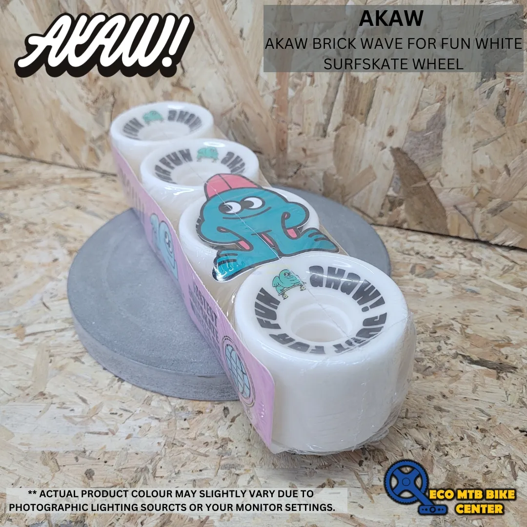 AKAW BRICK WAVE FOR FUN WHITE SURFSKATE WHEEL
