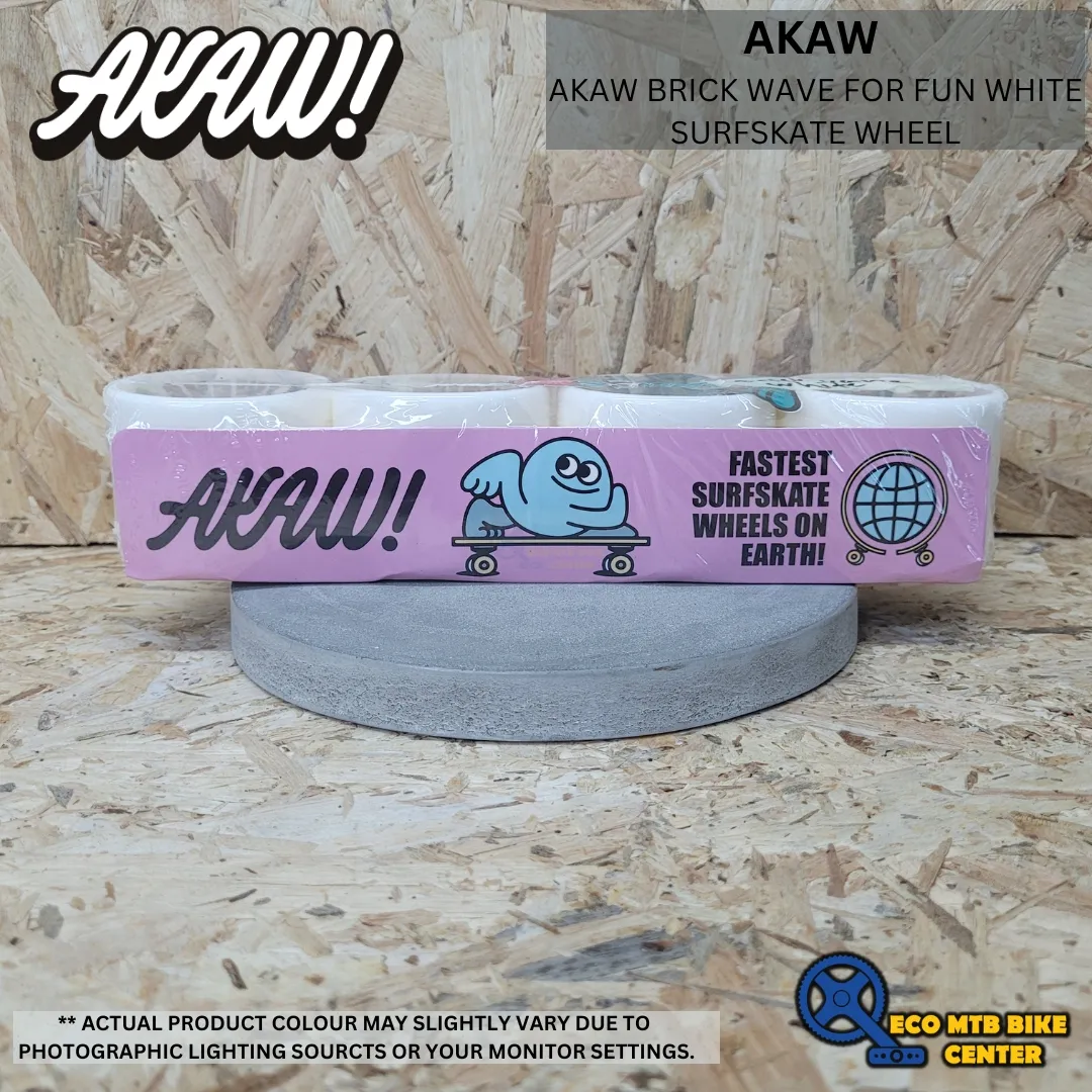 AKAW BRICK WAVE FOR FUN WHITE SURFSKATE WHEEL