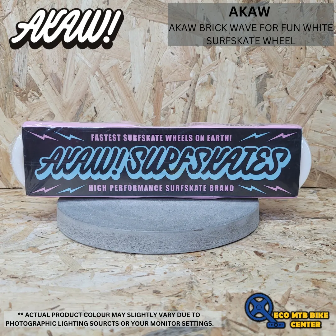 AKAW BRICK WAVE FOR FUN WHITE SURFSKATE WHEEL