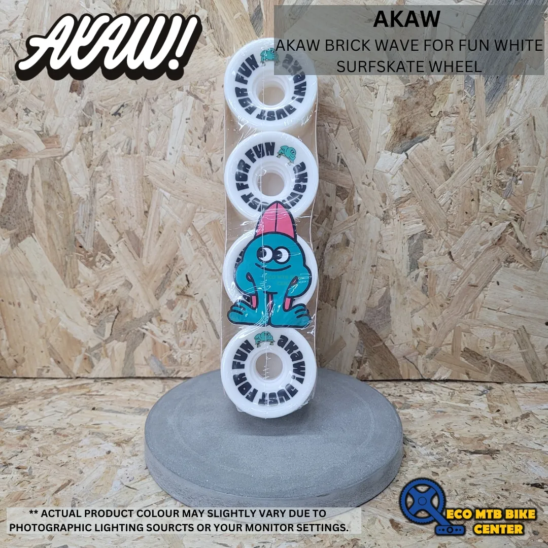 AKAW BRICK WAVE FOR FUN WHITE SURFSKATE WHEEL
