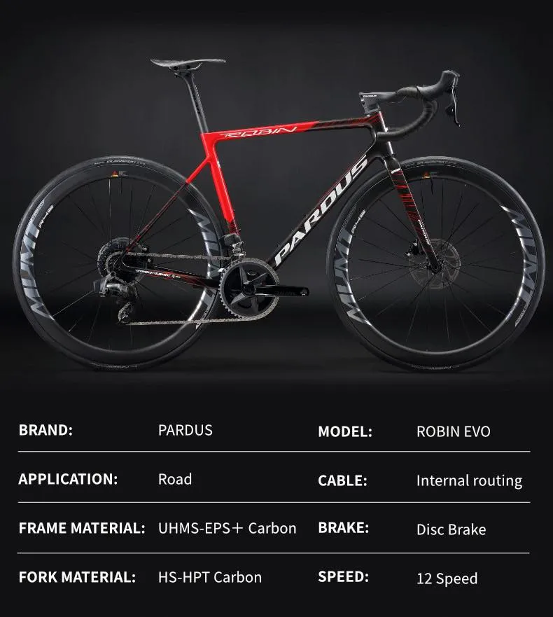 PARDUS ROBIN EVO DISC BRAKE COMPLETE BIKE