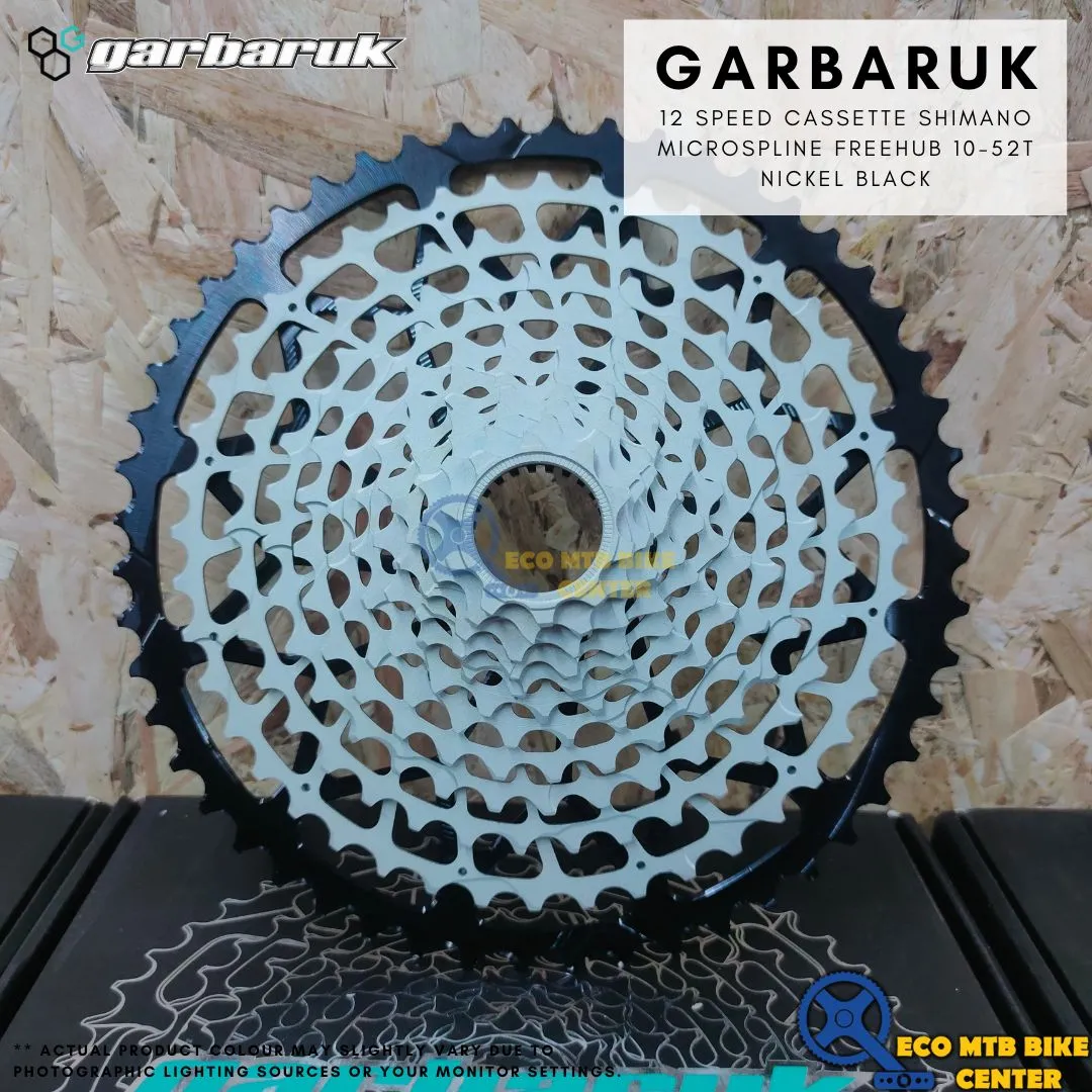 GARBARUK 12-speed cassette (Shimano Micro Spline freehub)
