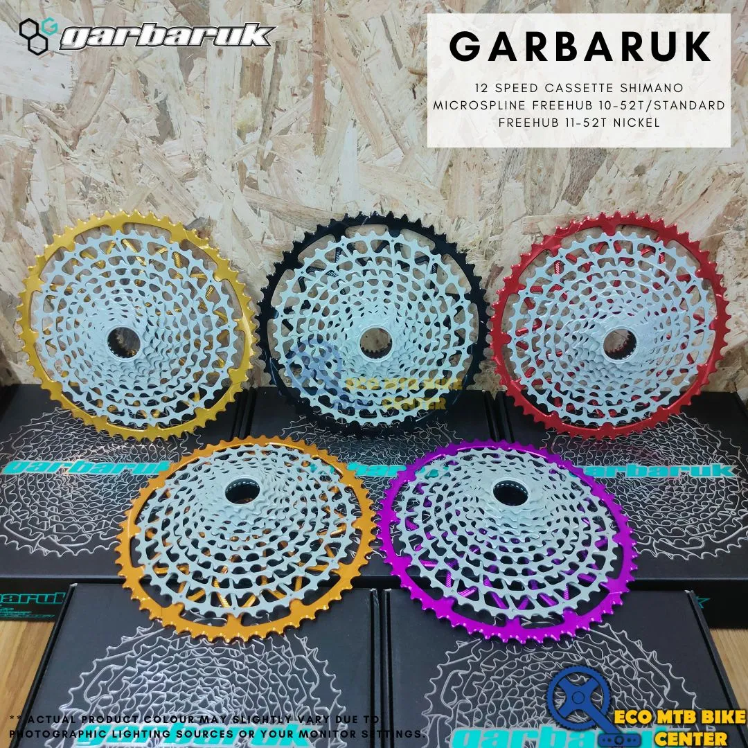 GARBARUK 12-speed cassette (Shimano Micro Spline freehub)