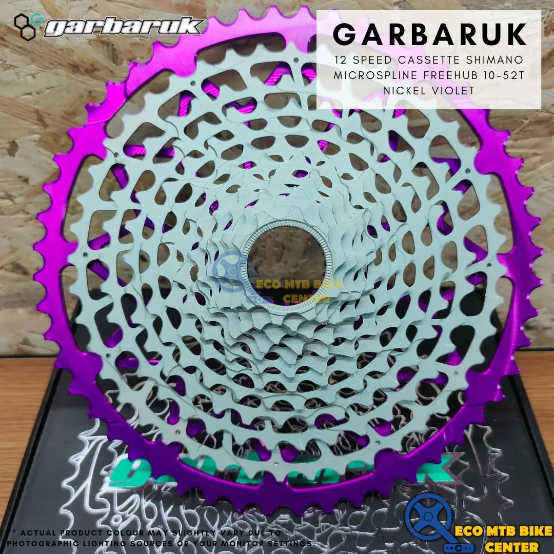 GARBARUK 12-speed cassette (Shimano Micro Spline freehub)