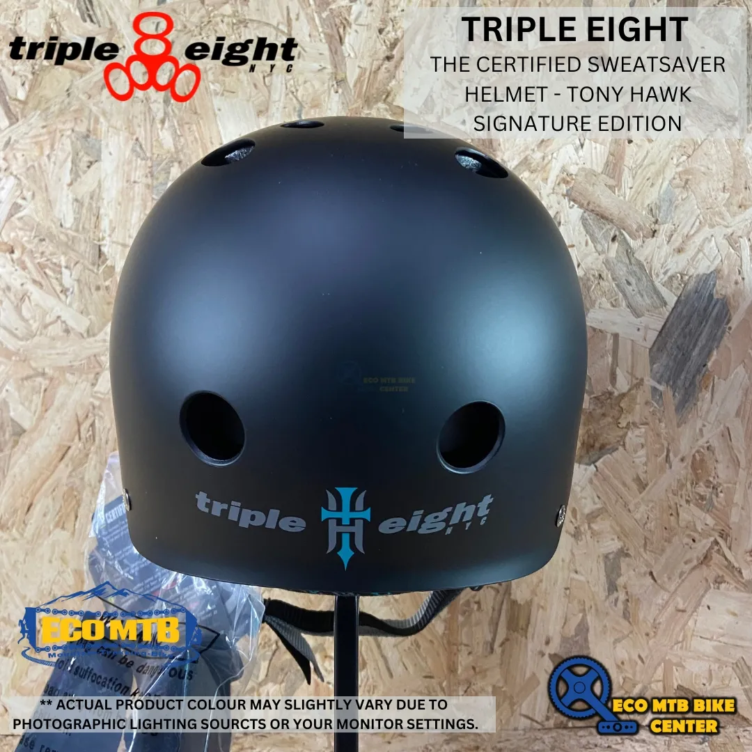 TRIPLE 8 - THE CERTIFIED SWEATSAVER HELMET - TONY HAWK SIGNATURE EDITION ( TRIPLE EIGHT )
