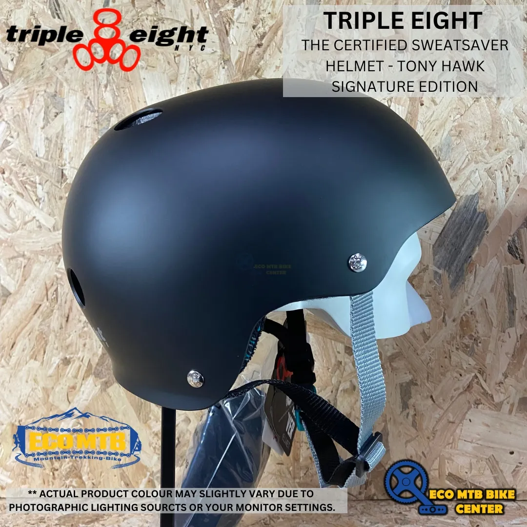 TRIPLE 8 - THE CERTIFIED SWEATSAVER HELMET - TONY HAWK SIGNATURE EDITION ( TRIPLE EIGHT )