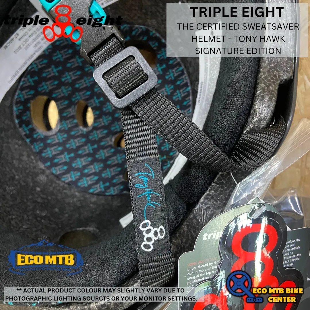 TRIPLE 8 - THE CERTIFIED SWEATSAVER HELMET - TONY HAWK SIGNATURE EDITION ( TRIPLE EIGHT )
