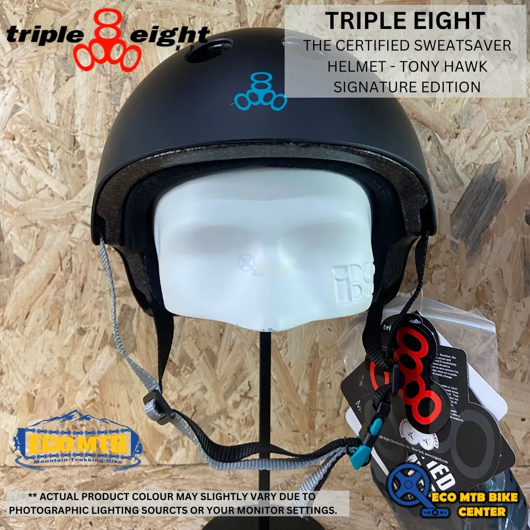 TRIPLE 8 - THE CERTIFIED SWEATSAVER HELMET - TONY HAWK SIGNATURE EDITION ( TRIPLE EIGHT )