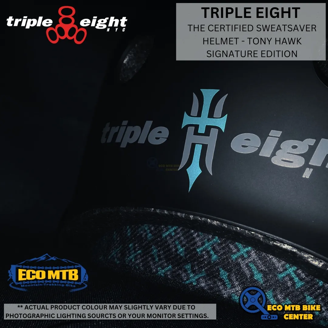 TRIPLE 8 - THE CERTIFIED SWEATSAVER HELMET - TONY HAWK SIGNATURE EDITION ( TRIPLE EIGHT )