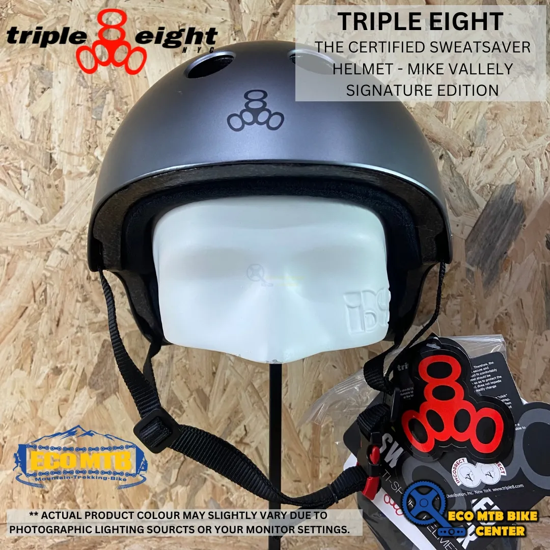 TRIPLE 8 - THE CERTIFIED SWEATSAVER HELMET - MIKE VALLELY SIGNATURE EDITION ( TRIPLE EIGHT )