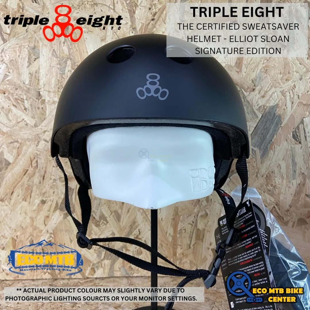 TRIPLE 8 - THE CERTIFIED SWEATSAVER HELMET - ELLIOT SLOAN SIGNATURE EDITION ( TRIPLE EIGHT )