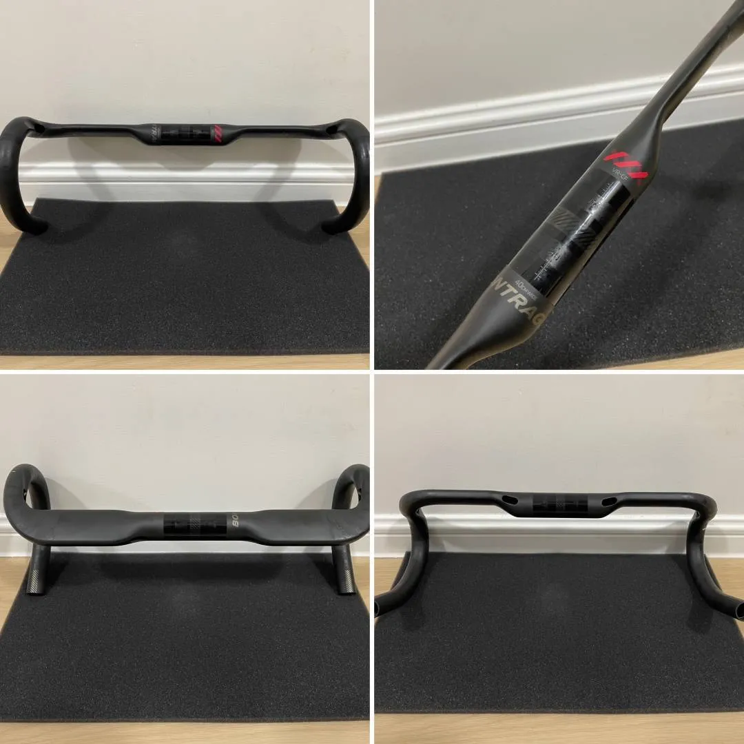 [SOLD] Bontrager XXX aero handlebar Carbon 400mm + Bontrager Pro stem 80mm Alu