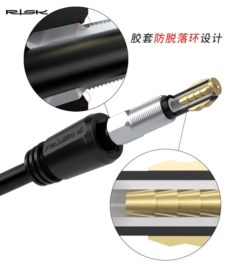 Risk Shifter Cable Housing Set for MTB Bicycle Brake Housing Hydraulic Disc Brake Jagwire Cable
