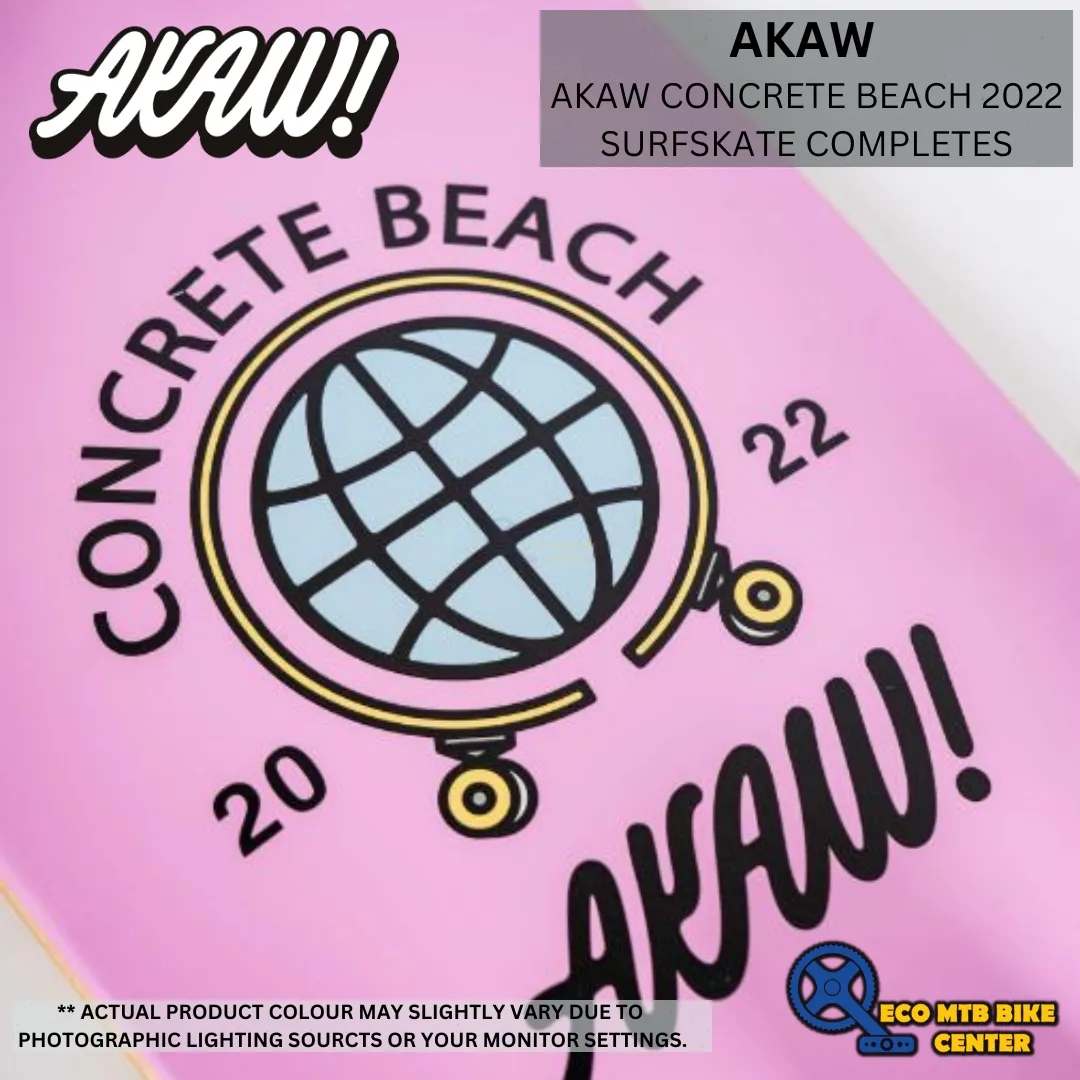 AKAW CONCRETE BEACH 2022 SURFSKATE COMPLETES