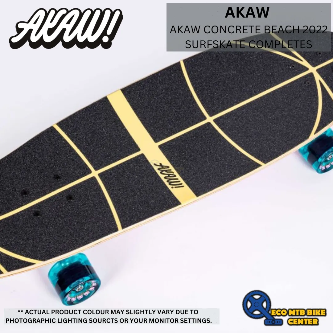 AKAW CONCRETE BEACH 2022 SURFSKATE COMPLETES