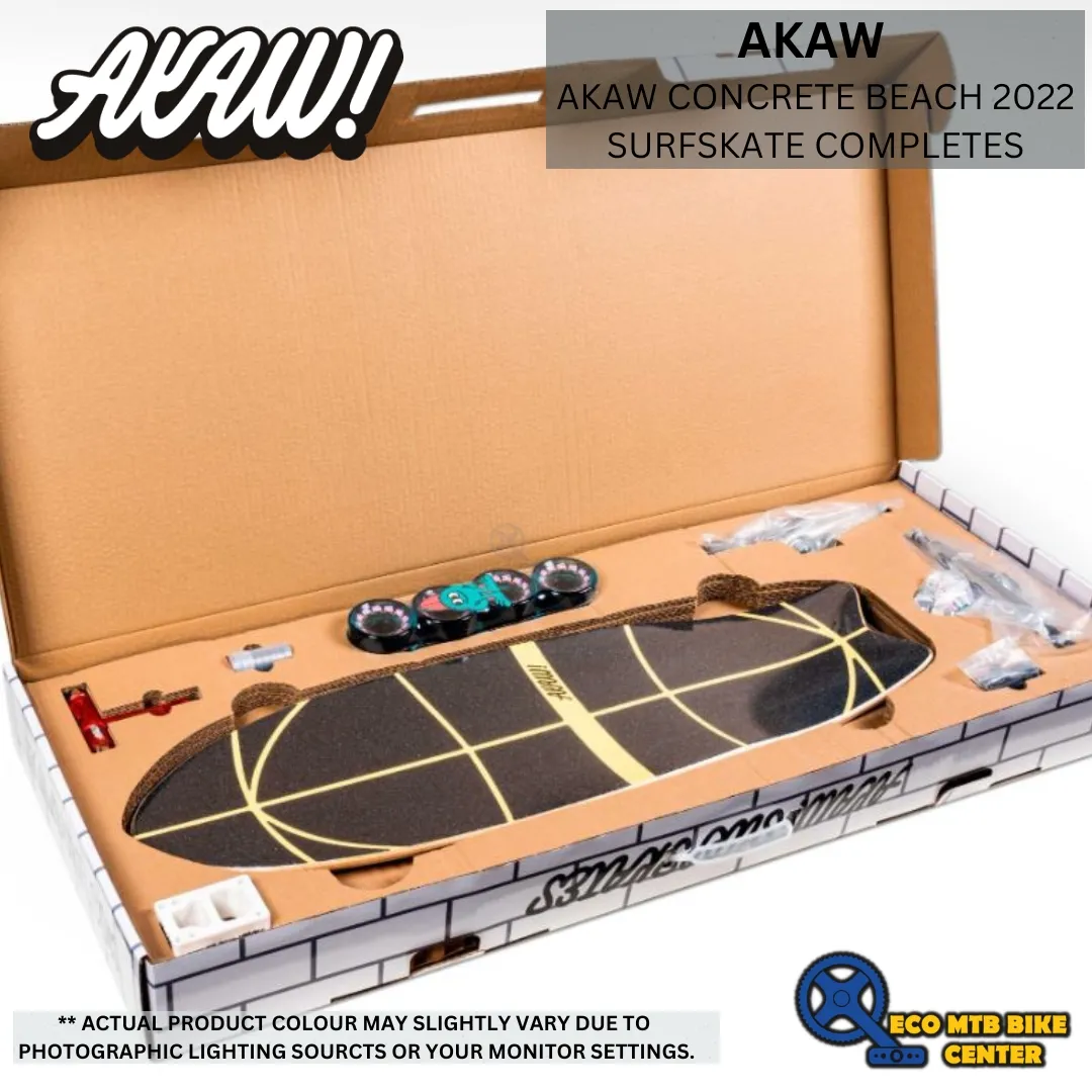 AKAW CONCRETE BEACH 2022 SURFSKATE COMPLETES