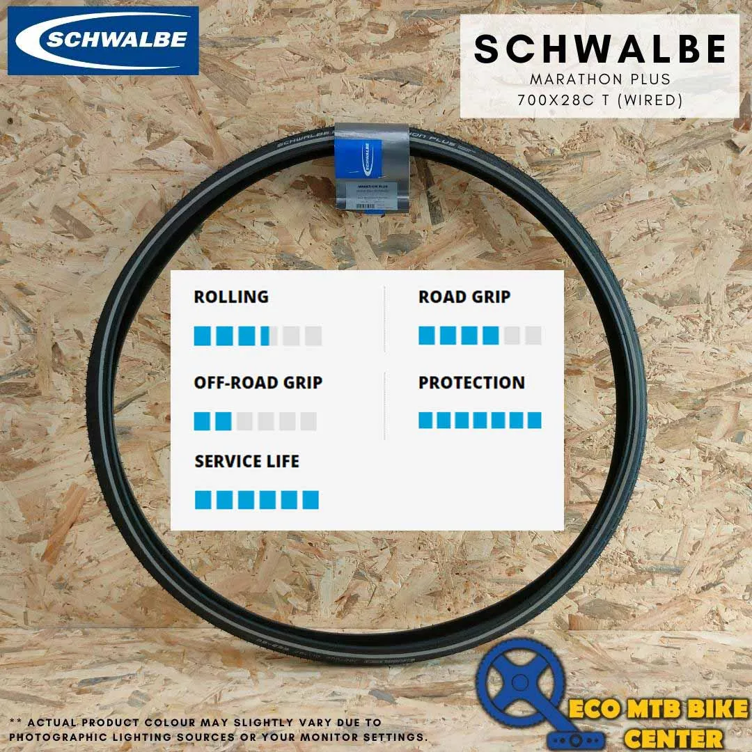 SCHWALBE Tire Marathon Plus (Wired) 700 x 28C / 35C