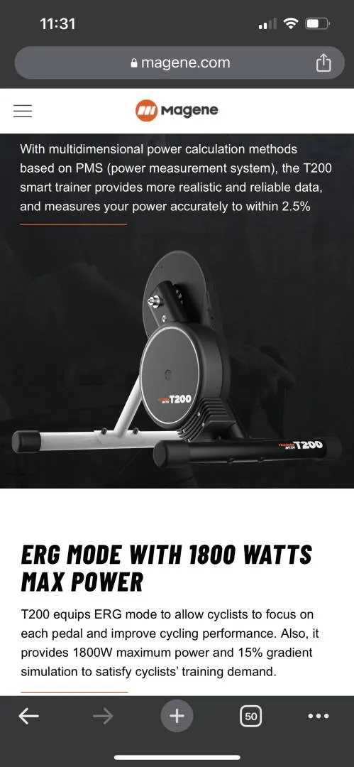 Magene T200 Smart Trainer (SOLD)
