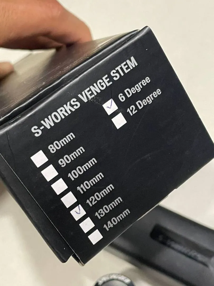 S-WORKS VENGE STEM -50% LESS !