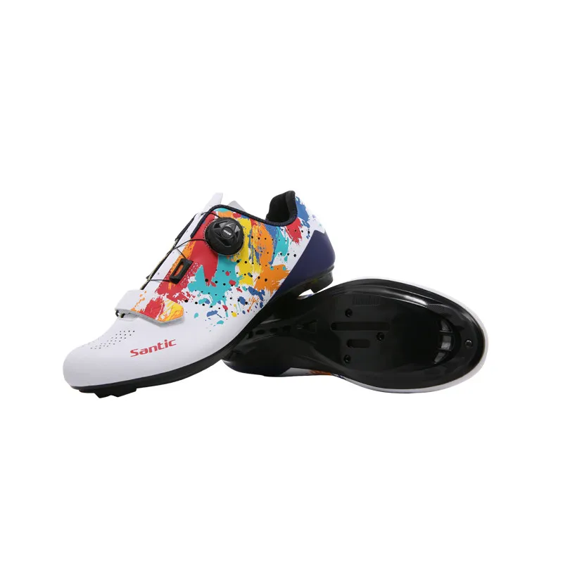 Santic Picasso White Men / Women Road Cycling Shoes Size 39