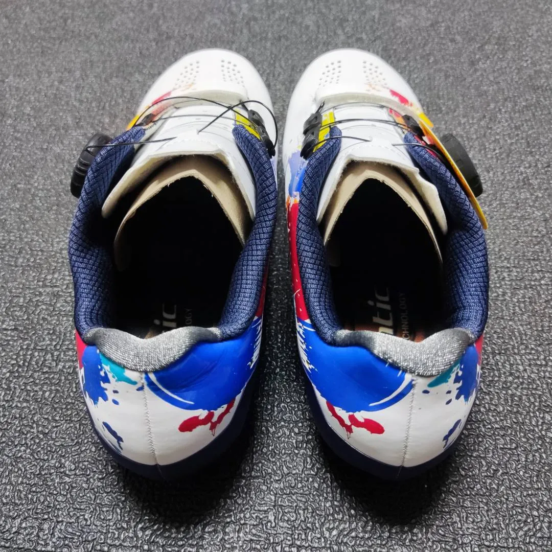 Santic Picasso White Men / Women Road Cycling Shoes Size 39
