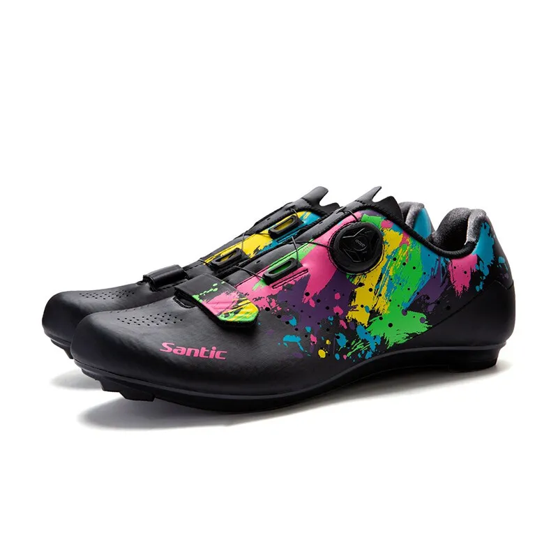 Santic Picasso Black Men / Women Road Cycling Shoes Size 40/41/42