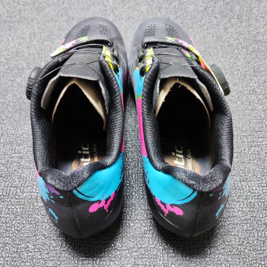 Santic Picasso Black Men / Women Road Cycling Shoes Size 40/41/42