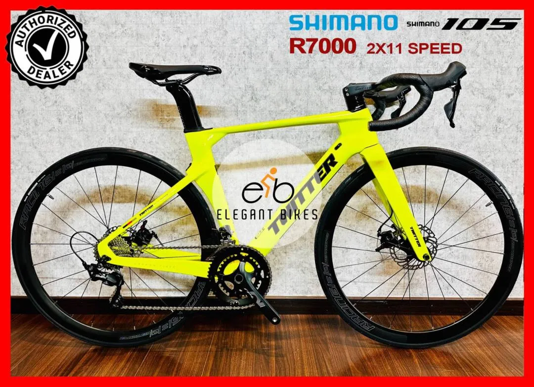 2023 TWITTER R10 DISC SHIMANO 105 R7000 CARBON FRAME AERO