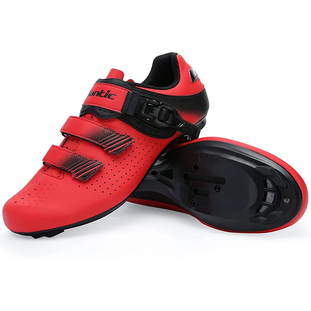 Santic Ultro Red Men / Women Road Bicycle Cycling Shoes