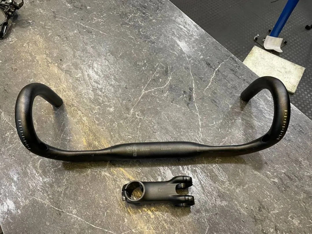 TREK HANDLER BAR SET &amp; STEM -70% LESS !