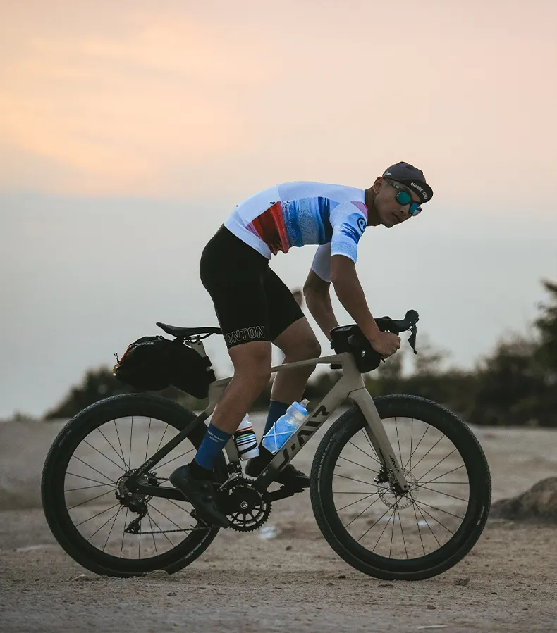 Monton Mens/Womens Cycling Jersey Paint Brush
