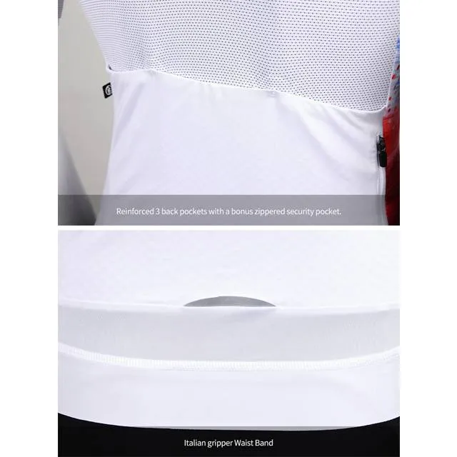 Monton Mens/Womens Cycling Jersey Paint Brush