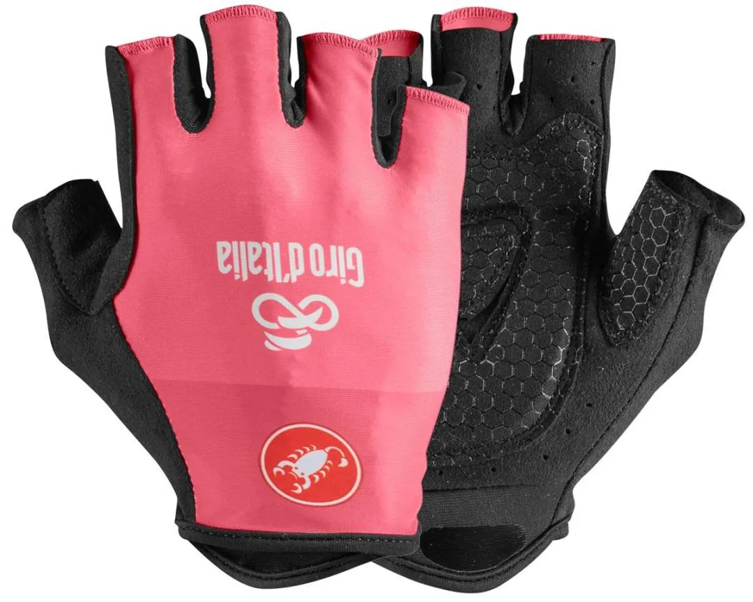 CASTELLIE GIRO GLOVES - PINK AUTHENTIC