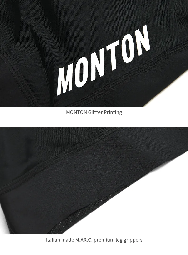 MONTON WOMENS CYCLING BIB SHORTS SHORTER URBAN INSEAM SEIKI