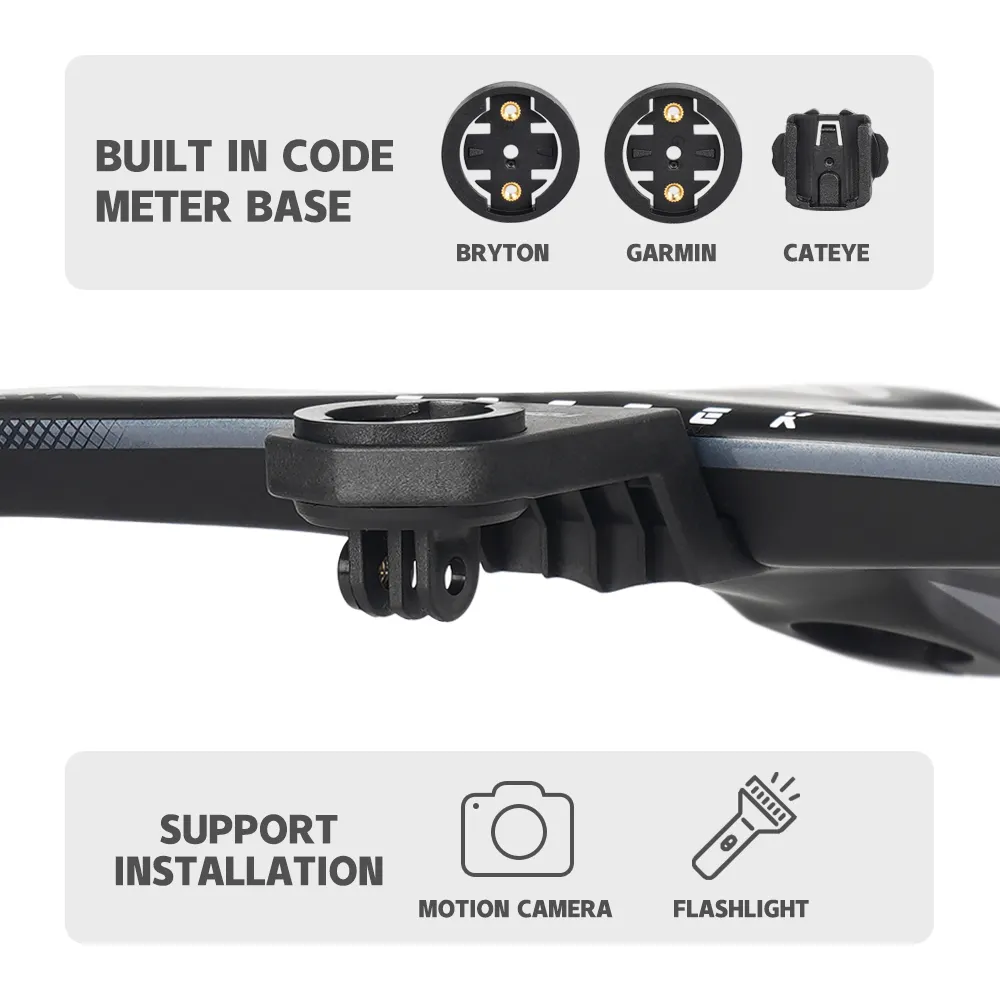 TOSEEK TR5500 Full Internal Cable Routing Road Bicycle Handlebar T800 Carbon Integrated Handlebar