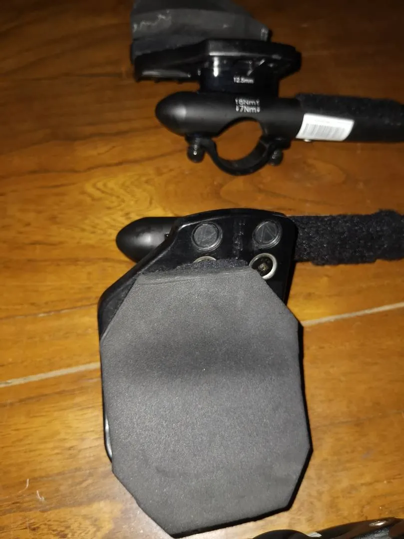 Vision Trimax alloy triathlon cockpit setup
