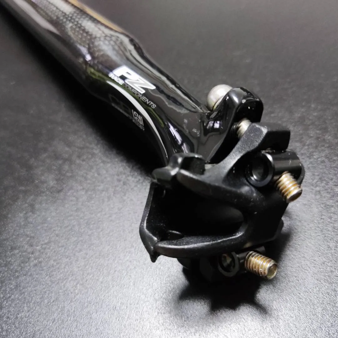 PZ Racing 31.6 x 350mm Carbon Alloy Seatpost With Carbon Seat Clamp