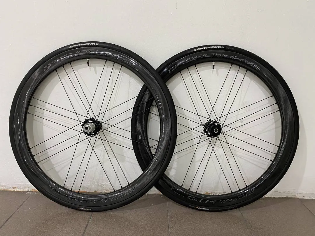 CANPAGNOLO BORA WTO 45MM CARBON WHEEL USED
