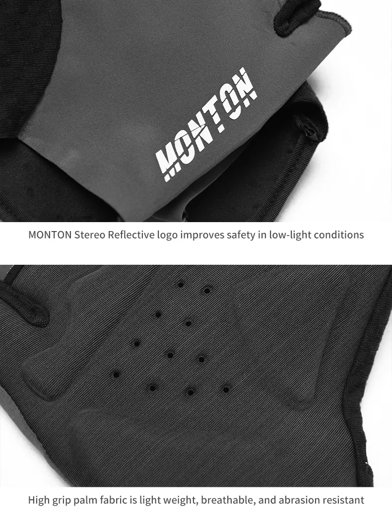 MONTON CYCLING GLOVES HALF FINGER SHADOW