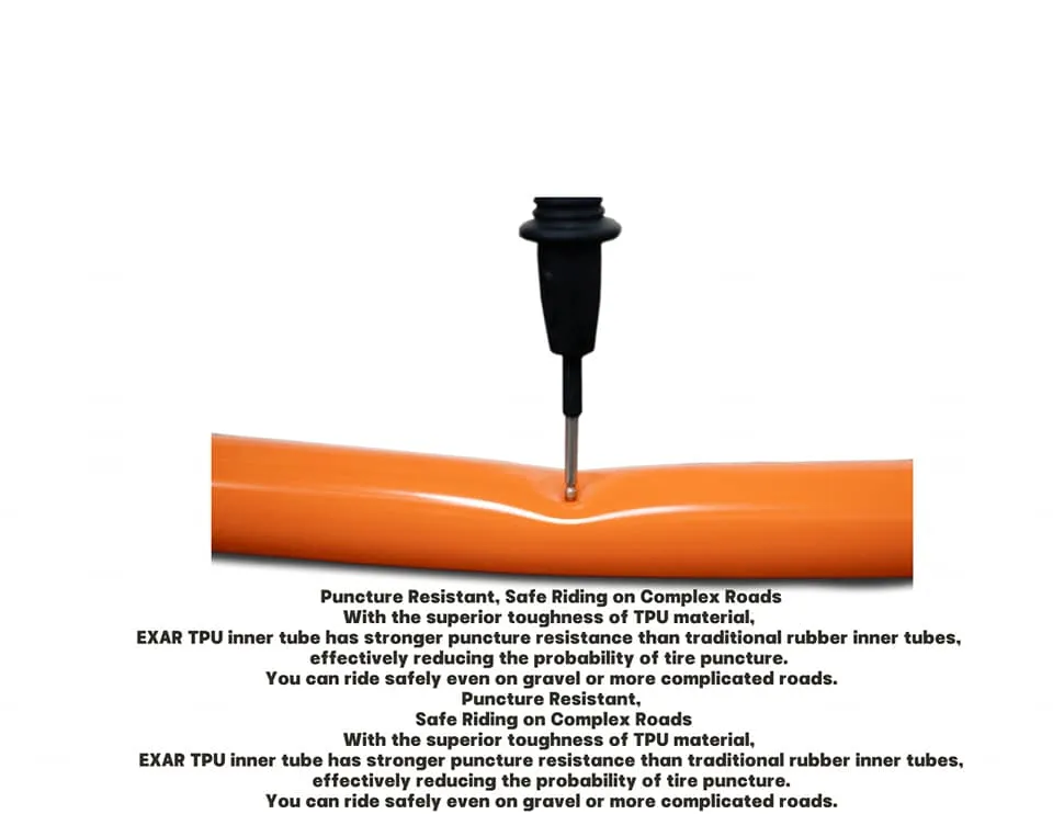 EXAR Tube 700c Ultralight TPU Bicycle Inner Tube (36g)