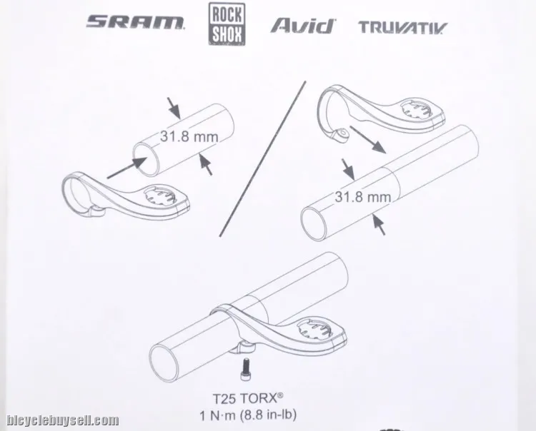 SRAM Bike Computer Mounts extender meter holder out front bike mount Garmin Edge xoss magene bryton