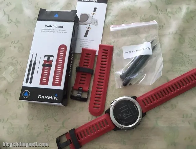 Original  Garmin Band for Fenix 3 Outdoor Watch band Black Red Green Blue Yellow